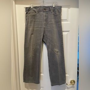 Banana Republic Straight Leg Gray Denim Jeans